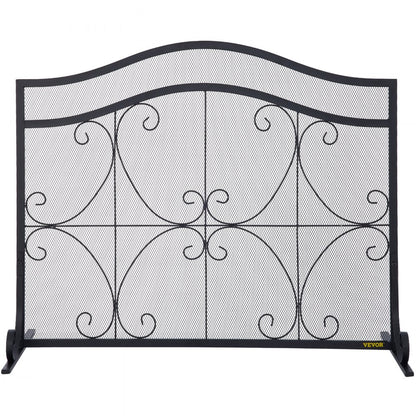 VV-BLPF-38inFS - Decorative 38" Fireplace Screen with Double Door Design