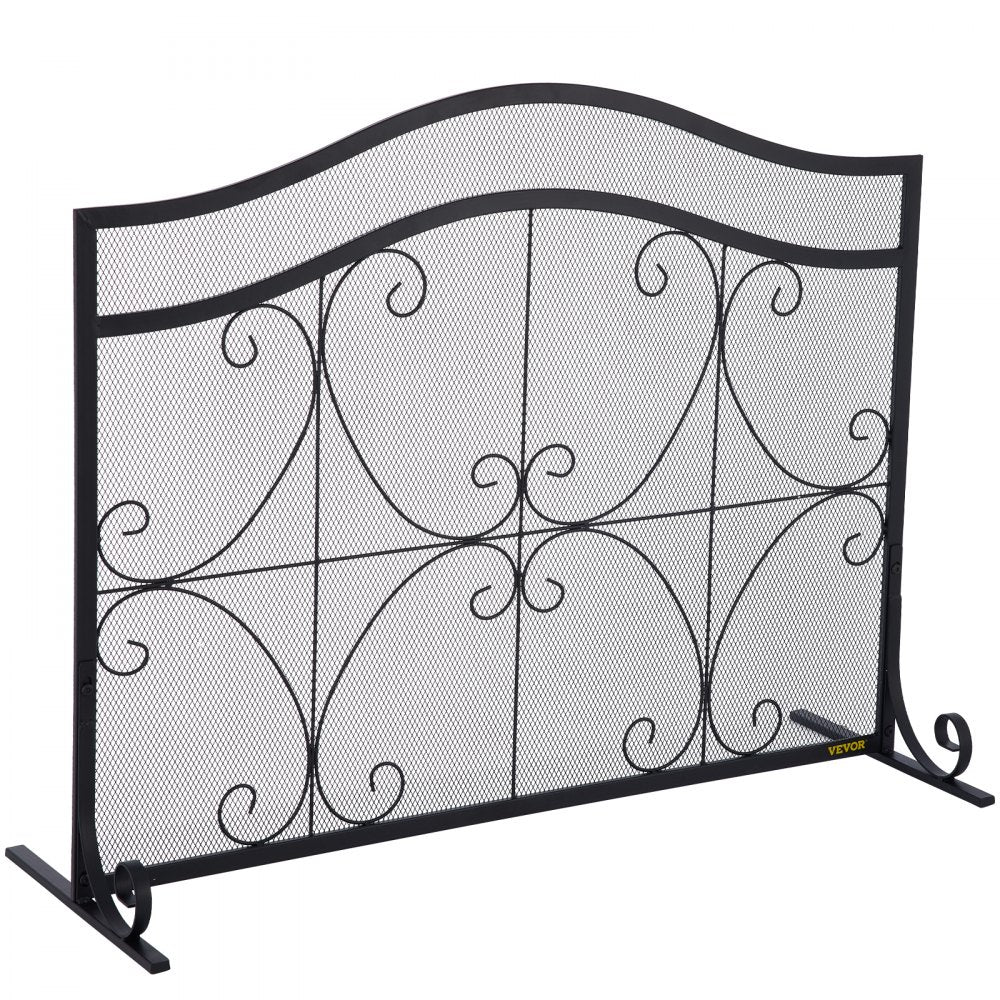 VV-BLPF-38inFS - Decorative 38" Fireplace Screen with Double Door Design