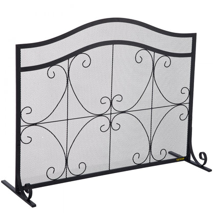 VV-BLPF-38inFS - Decorative 38" Fireplace Screen with Double Door Design