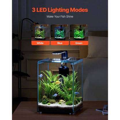 CL20 - 5 Gallon Smart Square Aquarium with Adjustable Lighting
