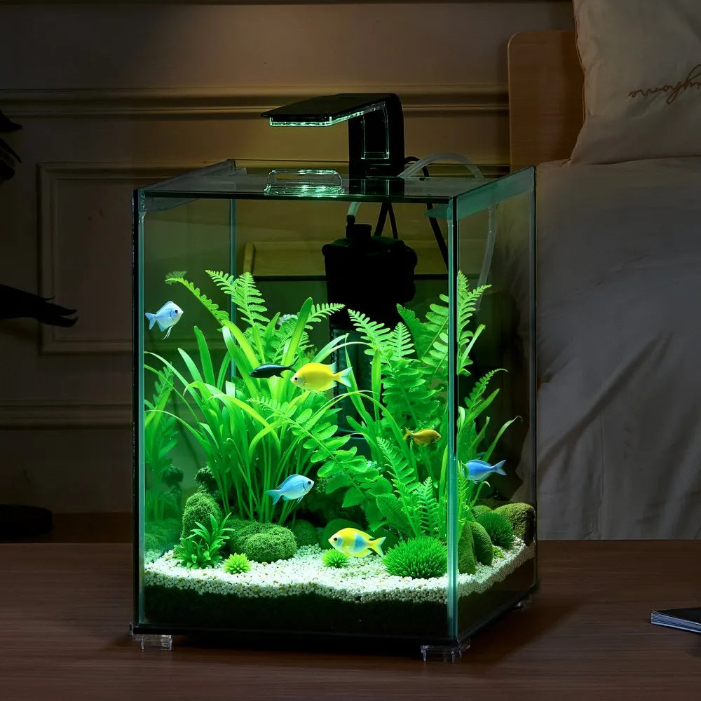 CL20 - 5 Gallon Smart Square Aquarium with Adjustable Lighting