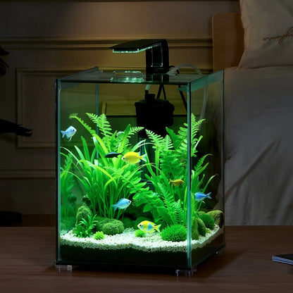 CL20 - 5 Gallon Smart Square Aquarium with Adjustable Lighting