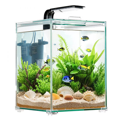 CL20 - 5 Gallon Smart Square Aquarium with Adjustable Lighting