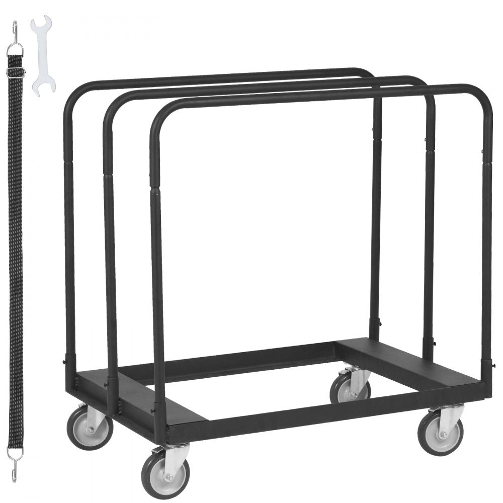 RYTC0072 - Heavy-Duty 1500 LBS Drywall Cart with Lockable Wheels 36"x24"