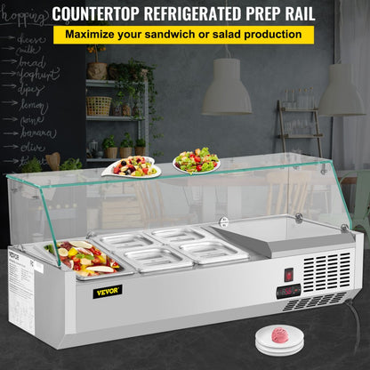 VRX1000/380 - 40-Inch VEVOR Prep Station with 150W Cooling System