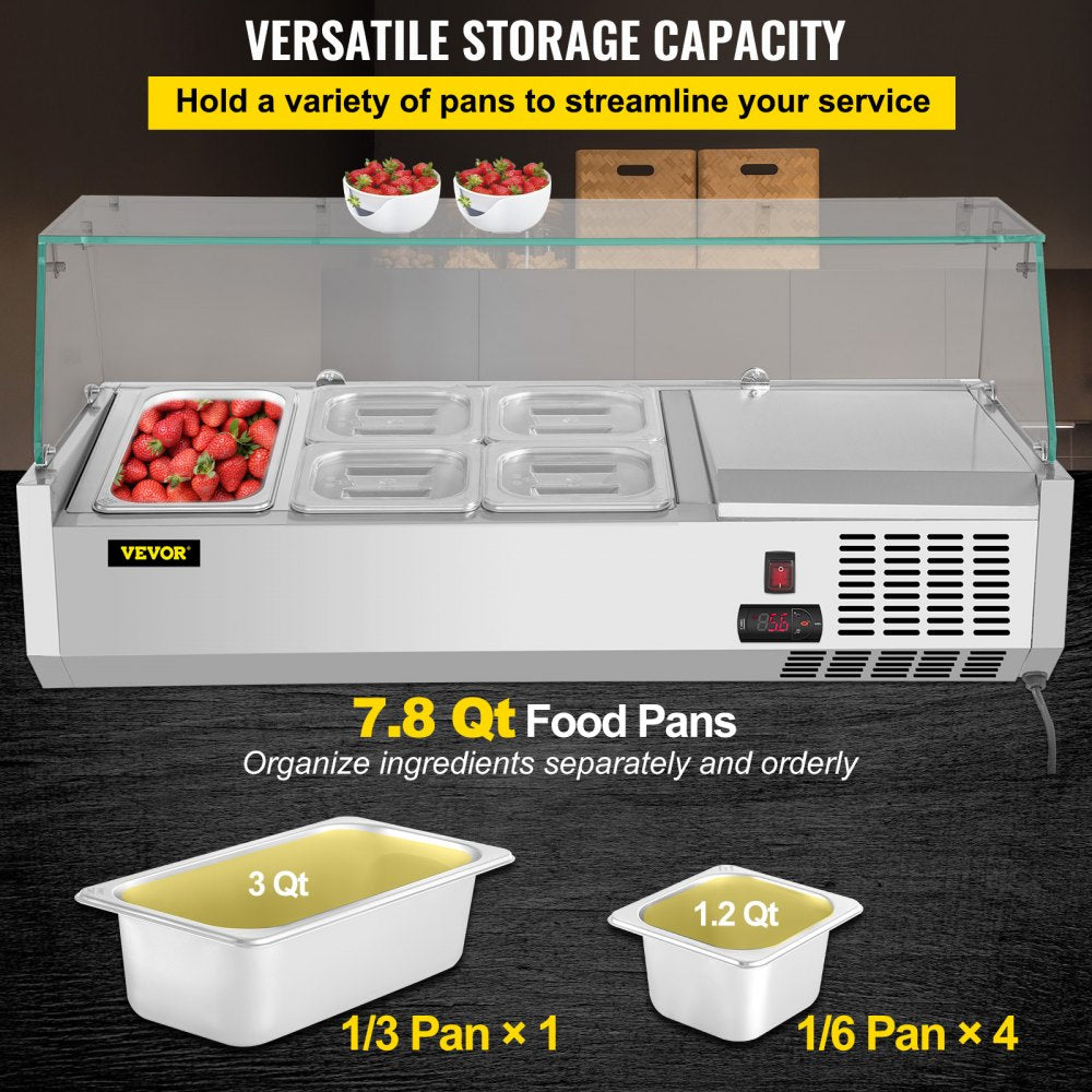 VRX1000/380 - 40-Inch VEVOR Prep Station with 150W Cooling System