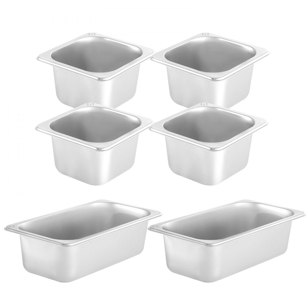 VRX1200/380 - 48-Inch Stainless Steel Refrigerated Prep Station with 6 Food Pans