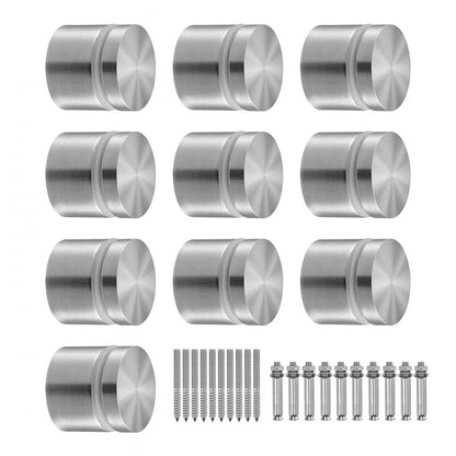 CZBLJ01 - 10-Pack SUS316 Glass Clamps for 5/16-3/4 Inch Panels