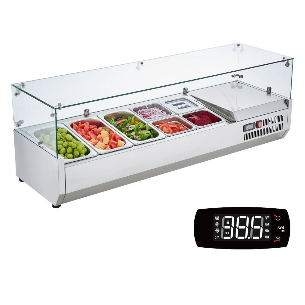 E55TW - 140W Refrigerated Sandwich Prep Station with Modular Tray System