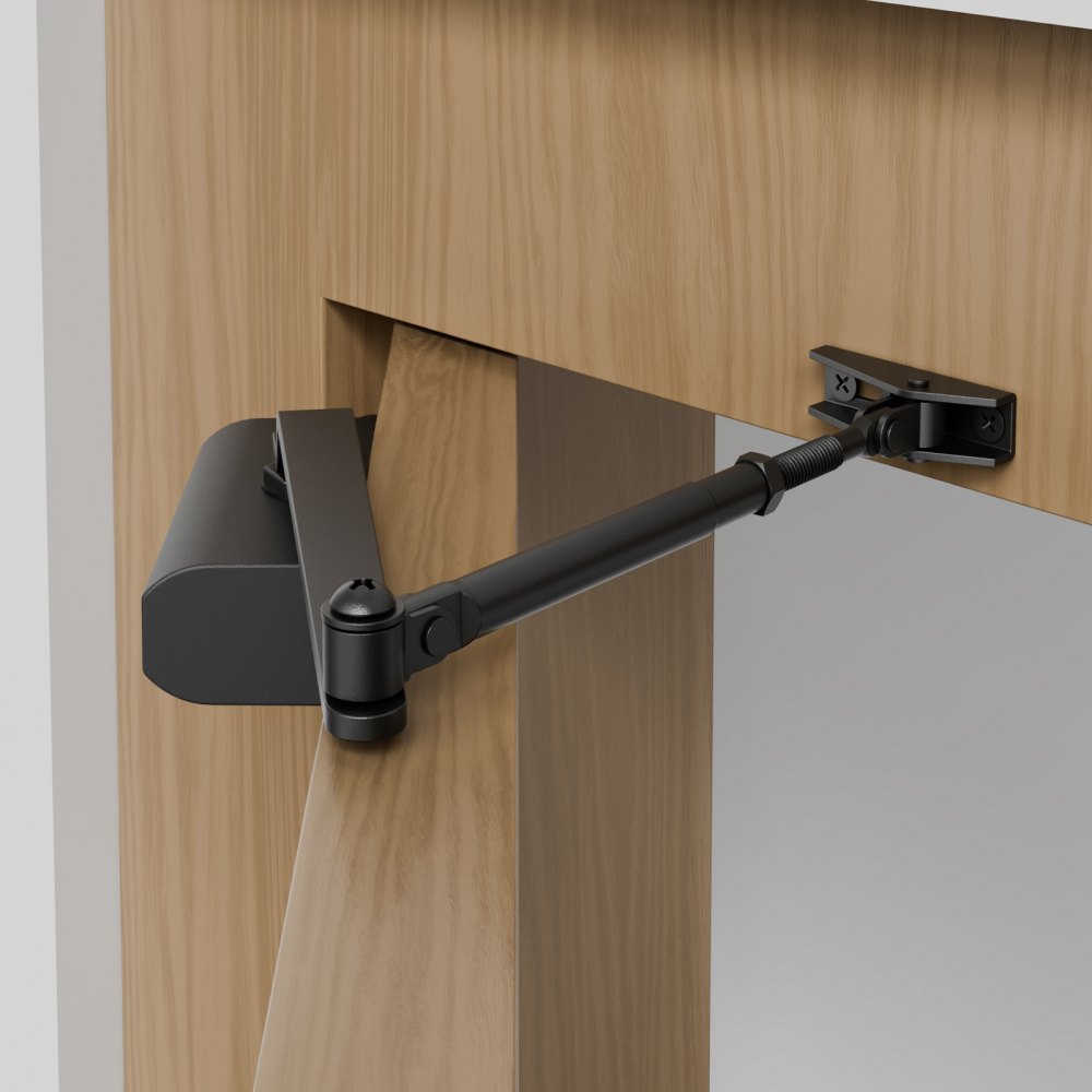 D202 - Silent Hydraulic Door Closer for Quiet Environments
