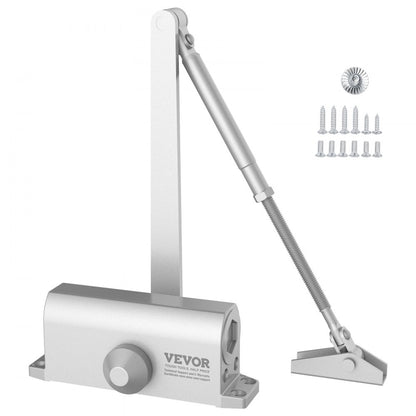 D202 - VEVOR Hydraulic Door Closer, 100 lbs Capacity, Silent Operation