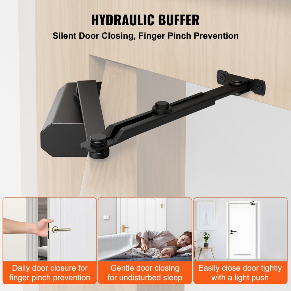 D300S - Smooth Hydraulic Door Closer for Quiet Operation