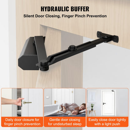 D300S - Smooth Hydraulic Door Closer for Quiet Operation