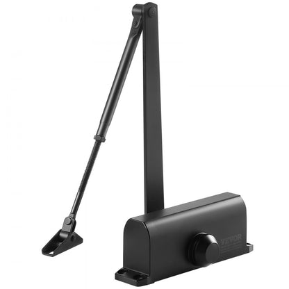 D404 - Adjustable Hydraulic Door Closer for 187 lbs, Smooth Operations