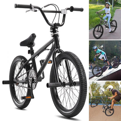 SS24001 - 20" Freestyle BMX Bike for Kids with Adjustable Saddle