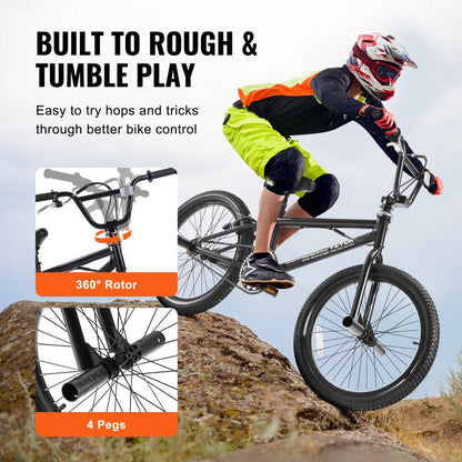 SS24004 - 20" VEVOR BMX Bike for Beginners with Adjustable Saddle
