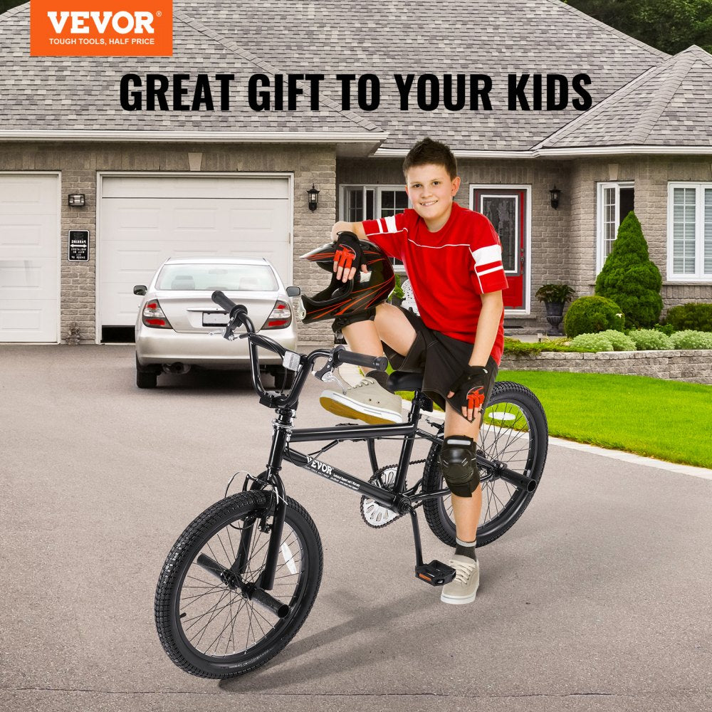 SS24003 - VEVOR 20" BMX Bike for Kids with Adjustable Seat and 360° Rotor