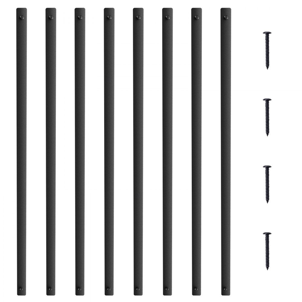 BP-32.25in-51 - Modern 32.28" Aluminum Staircase Balusters for Decks