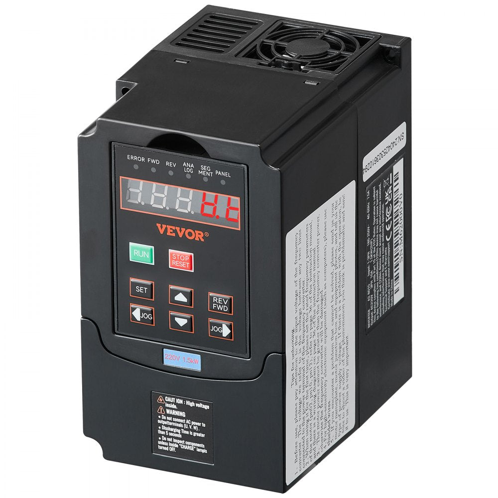 A2-8015 - 2HP VEVOR Variable Frequency Drive for Industrial Motor Control