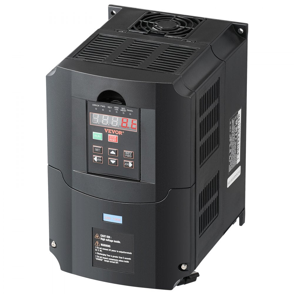 A2-8075 - VEVOR 10HP Variable Frequency Drive for CNC & Pumps