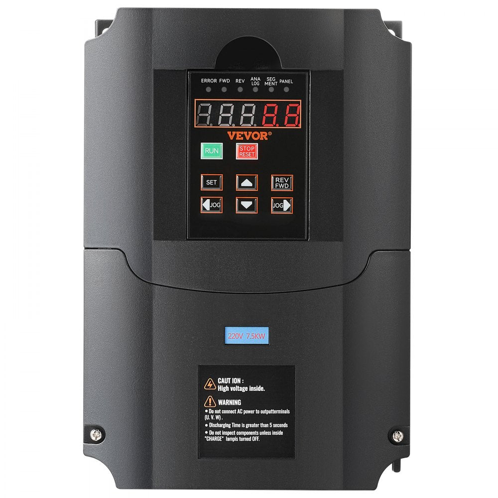 A2-8075 - VEVOR 10HP Variable Frequency Drive for CNC & Pumps