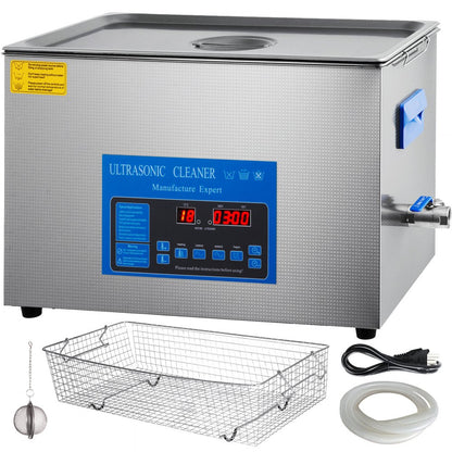 010618177035 - 22L Ultrasonic Cleaner with Heating & Dual Frequency
