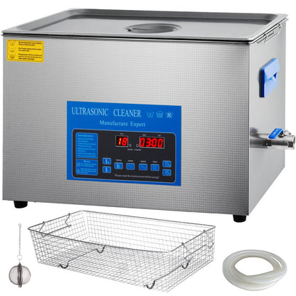 010618177035 - 22L Ultrasonic Cleaner with Heating & Dual Frequency