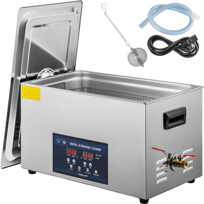010664155880 - VEVOR 30L Ultrasonic Cleaner with Heating & Dual Frequency Function