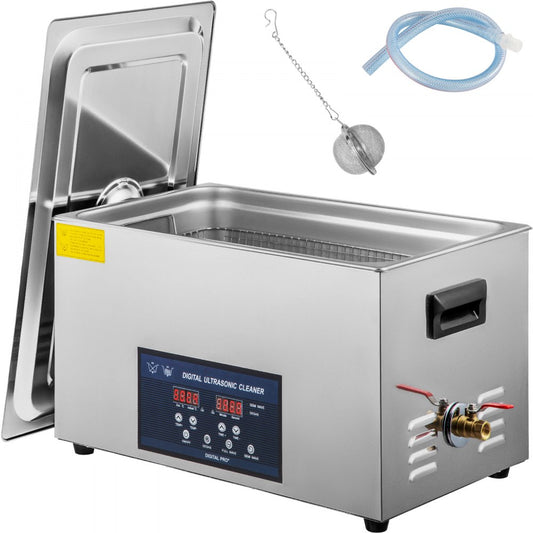 010664155880 - VEVOR 30L Ultrasonic Cleaner with Heating & Dual Frequency Function