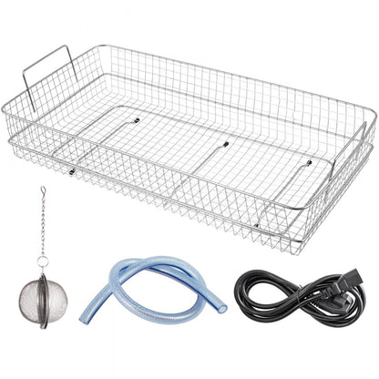 010664155880 - VEVOR 30L Ultrasonic Cleaner with Heating & Dual Frequency Function