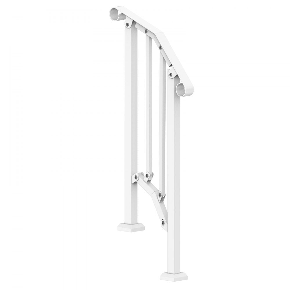 BP-12-W - Adjustable Outdoor Handrail for Stairs and Porches, Durable Support