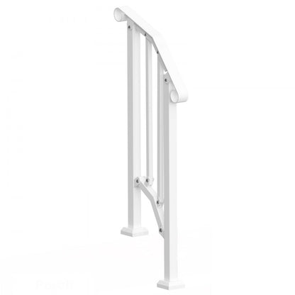 BP-12-W - Adjustable Outdoor Handrail for Stairs and Porches, Durable Support