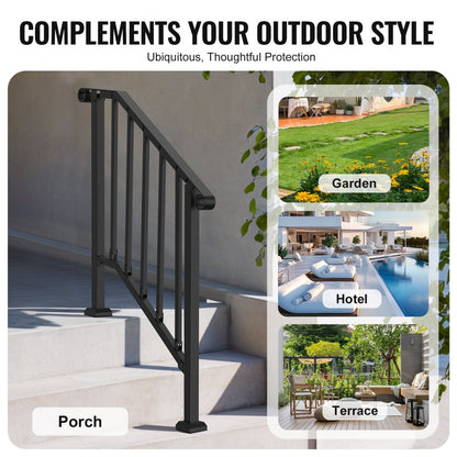 BP-23 - Adjustable Outdoor Handrails for Stairs & Balconies, Rustproof Quality