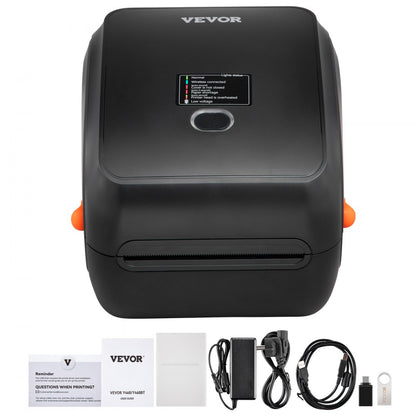 010209989408 - High-Resolution Bluetooth Thermal Label Printer with Dual USB Connectivity