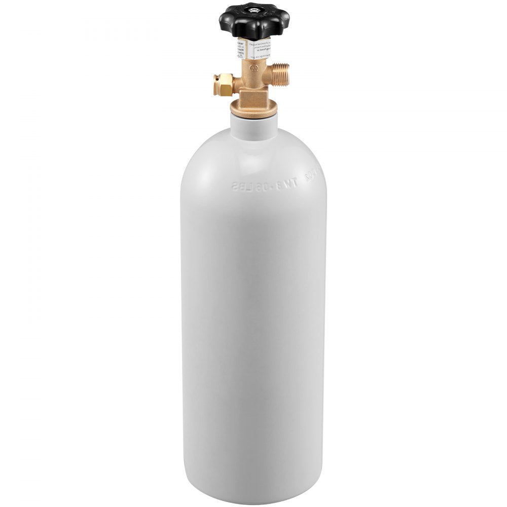 5LBS - Durable 5 lbs CO2 Tank with CGA320 Valve for Home Use