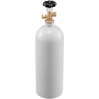 5LBS - Durable 5 lbs CO2 Tank with CGA320 Valve for Home Use