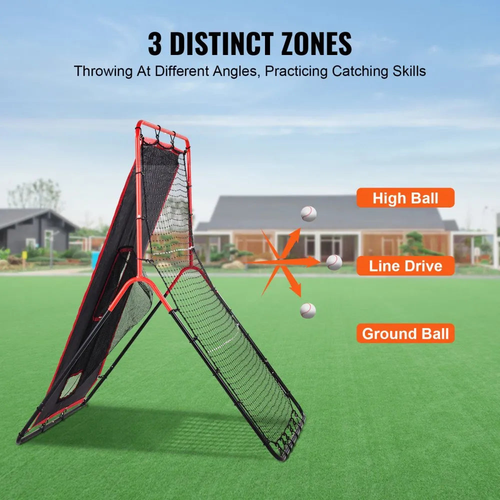 PDYHTW002 - Adjustable 3 x 4.5 ft Baseball Rebounder for Training