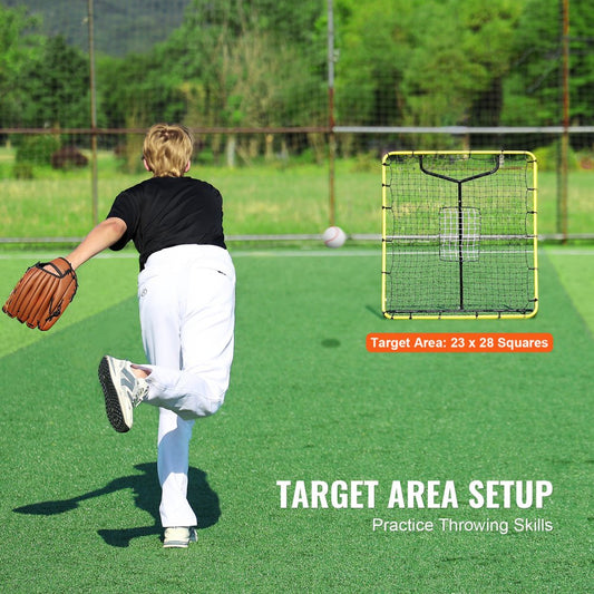 XH-4x4.5ft - Adjustable Baseball Rebounder Net for All Skill Levels