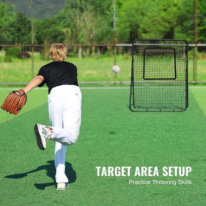 XH-6x4ft - 4x6ft Heavy-Duty Baseball Rebounder Net for Skill Training