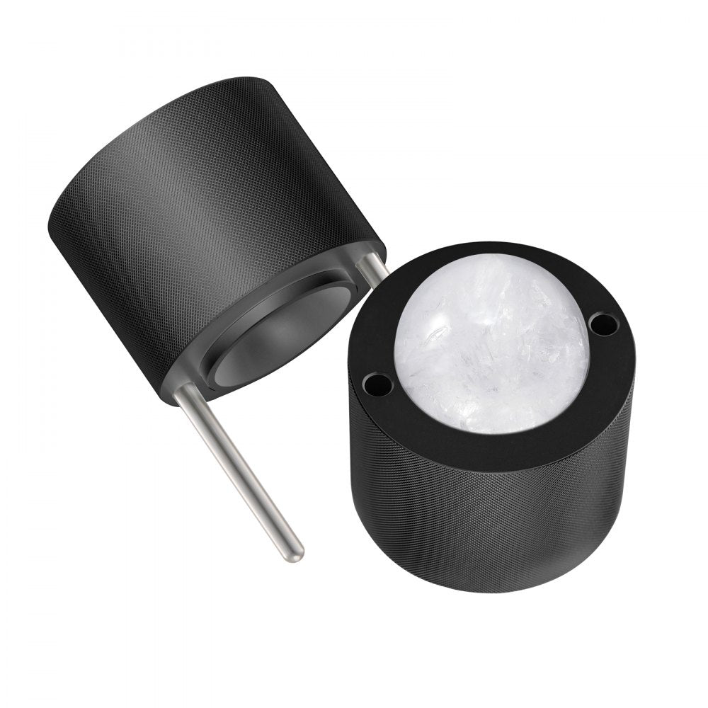 KH-B02-5 - Aviation Aluminum 2.4-Inch Ice Ball Press with Drip Tray