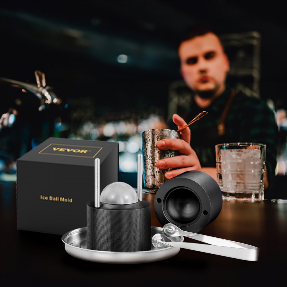 KH-B02-2 - VEVOR 2.4" Ice Ball Maker for Whiskey & Cocktails