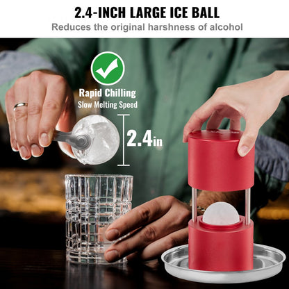 KH-B02-3 - Elegant Ice Ball Maker for Whiskey and Cocktails