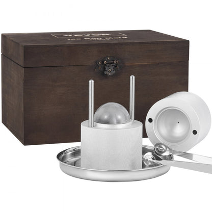 KH-B02-4 - Durable Aircraft Aluminum Ice Ball Press for Perfect Cocktails