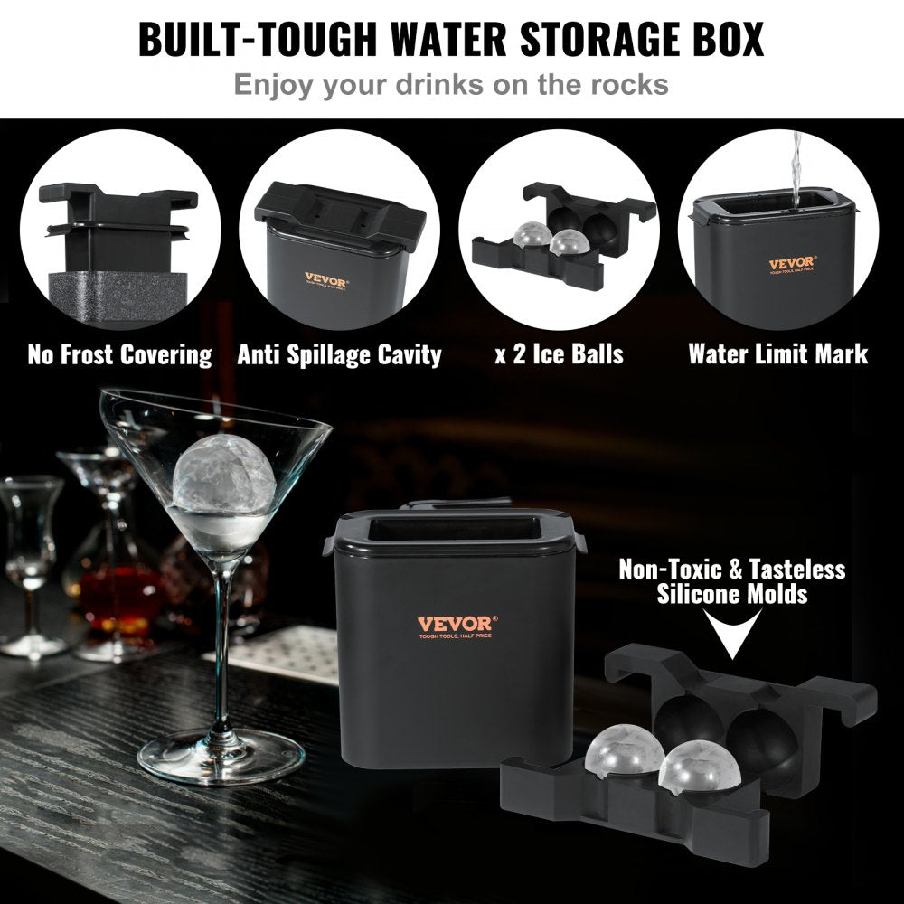 BHD-IP116 - 2.36" Crystal Ice Ball Maker for Chilled Drinks