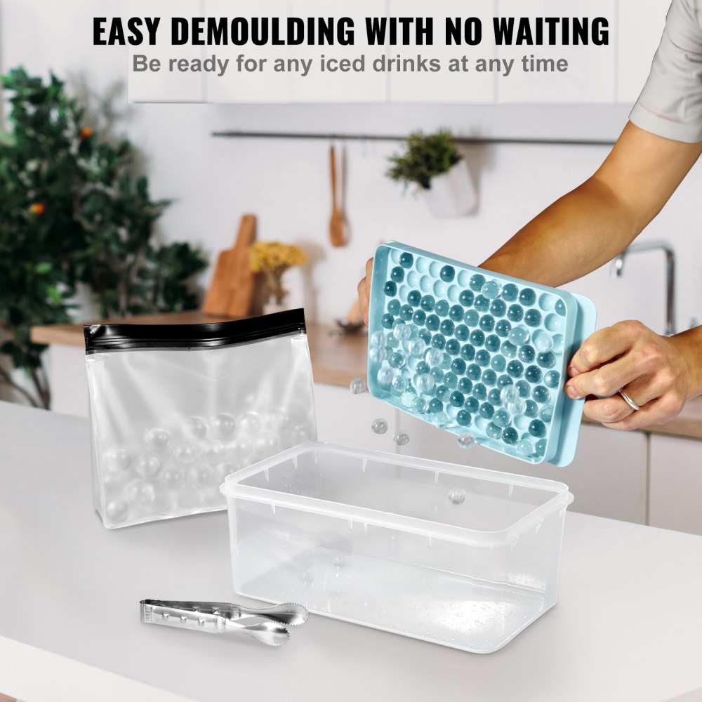 SRP0-33 - VEVOR Round Ice Ball Maker Set for 170 Ice Balls