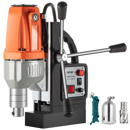 BRM-35 - 980W Magnetic Drill Press with 10,000N Adhesion & 1.38" Capacity