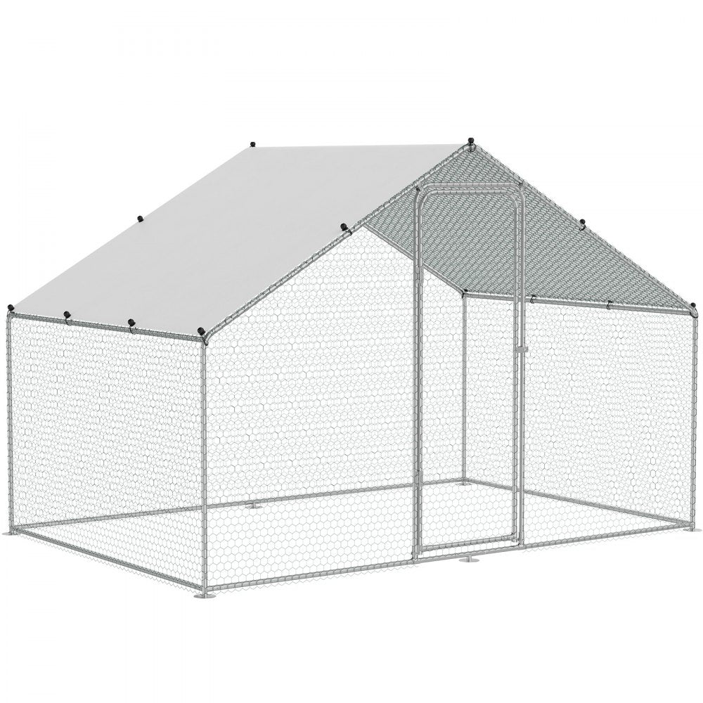 RA322 - Easy-Setup 9.8x6.5ft Galvanized Steel Chicken Coop