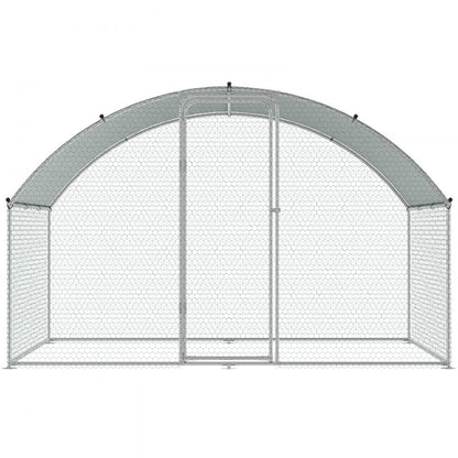 ACR322 - Large 9.88x6.46ft Metal Chicken Coop with Waterproof Cover