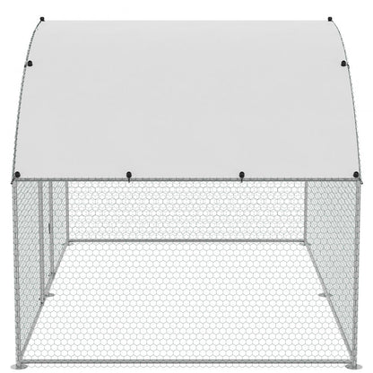 ACR322 - Large 9.88x6.46ft Metal Chicken Coop with Waterproof Cover