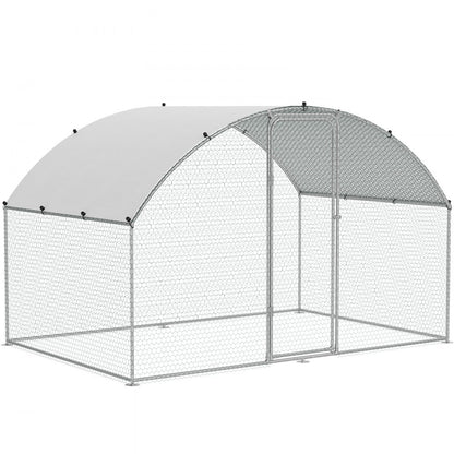 ACR322 - Large 9.88x6.46ft Metal Chicken Coop with Waterproof Cover
